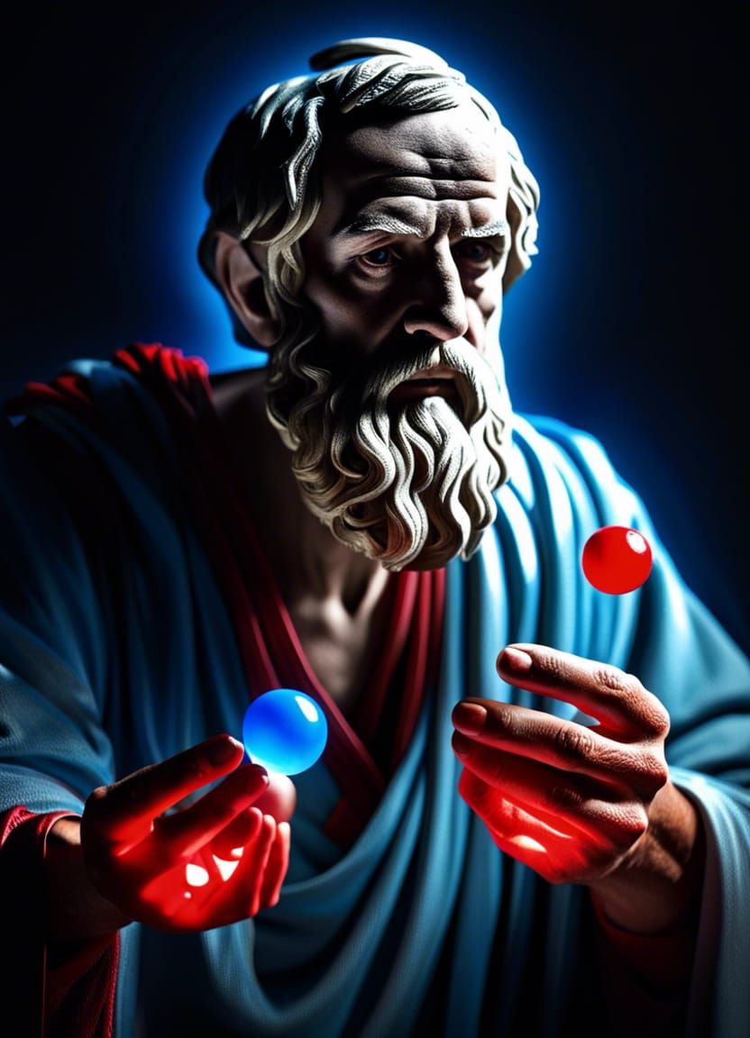 Plato's Choice: Red Pill or Blue Pill?