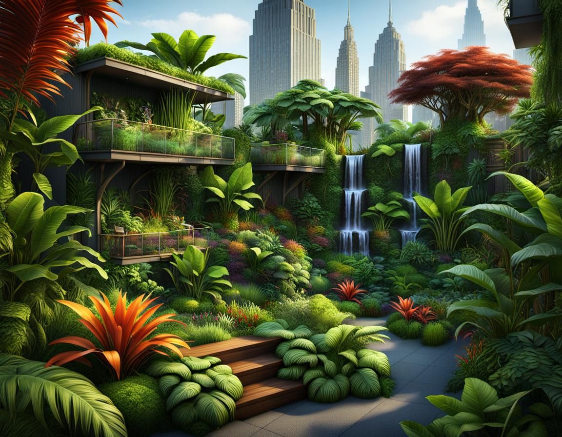 An urban oasis in a concrete jungle