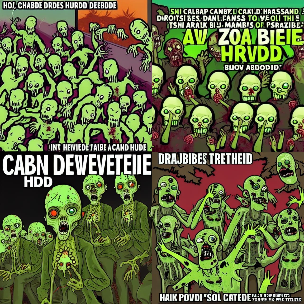 Cannabis-Fueled Zombie Horde