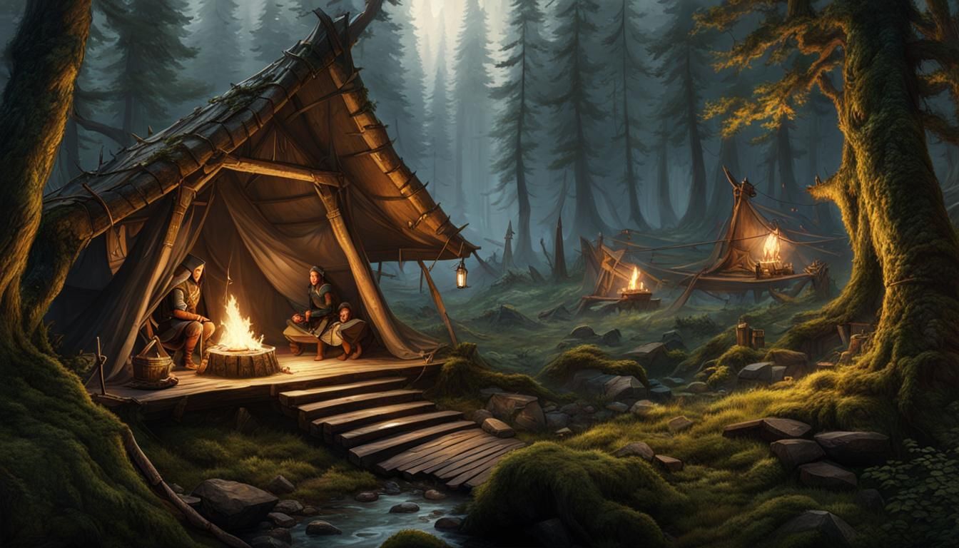 Night Forest War Camp Map: Mielikki in Armor