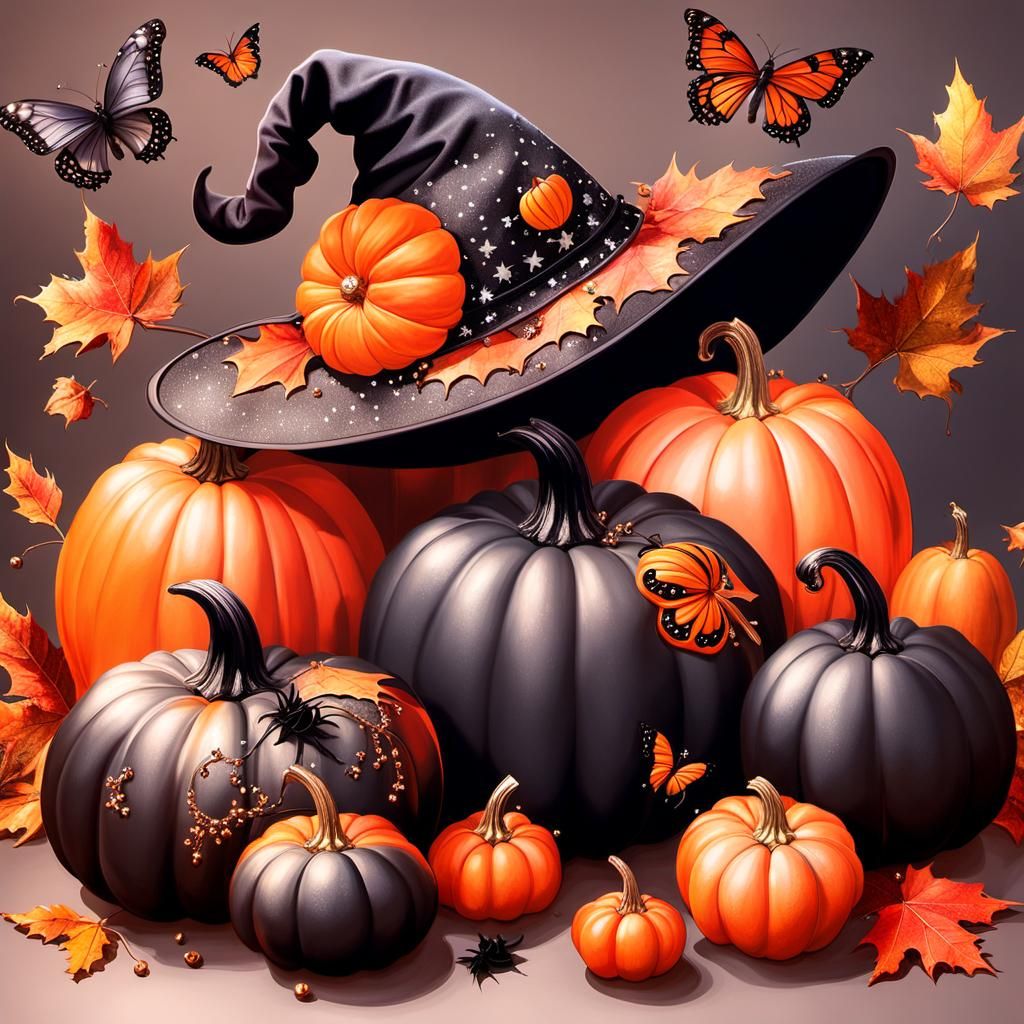 Ornate Pumpkin in Baroque-Fantasy Style