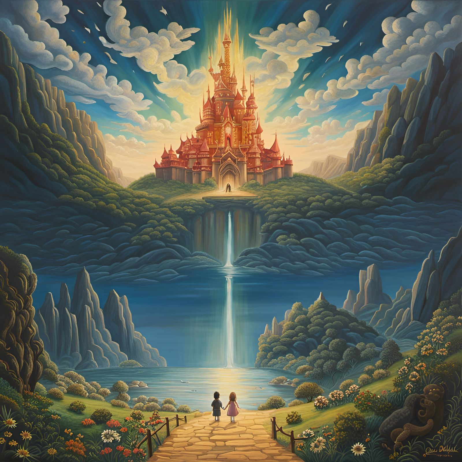 Fantasy Oil Painting by Studio Ghibli: Lord of Lies