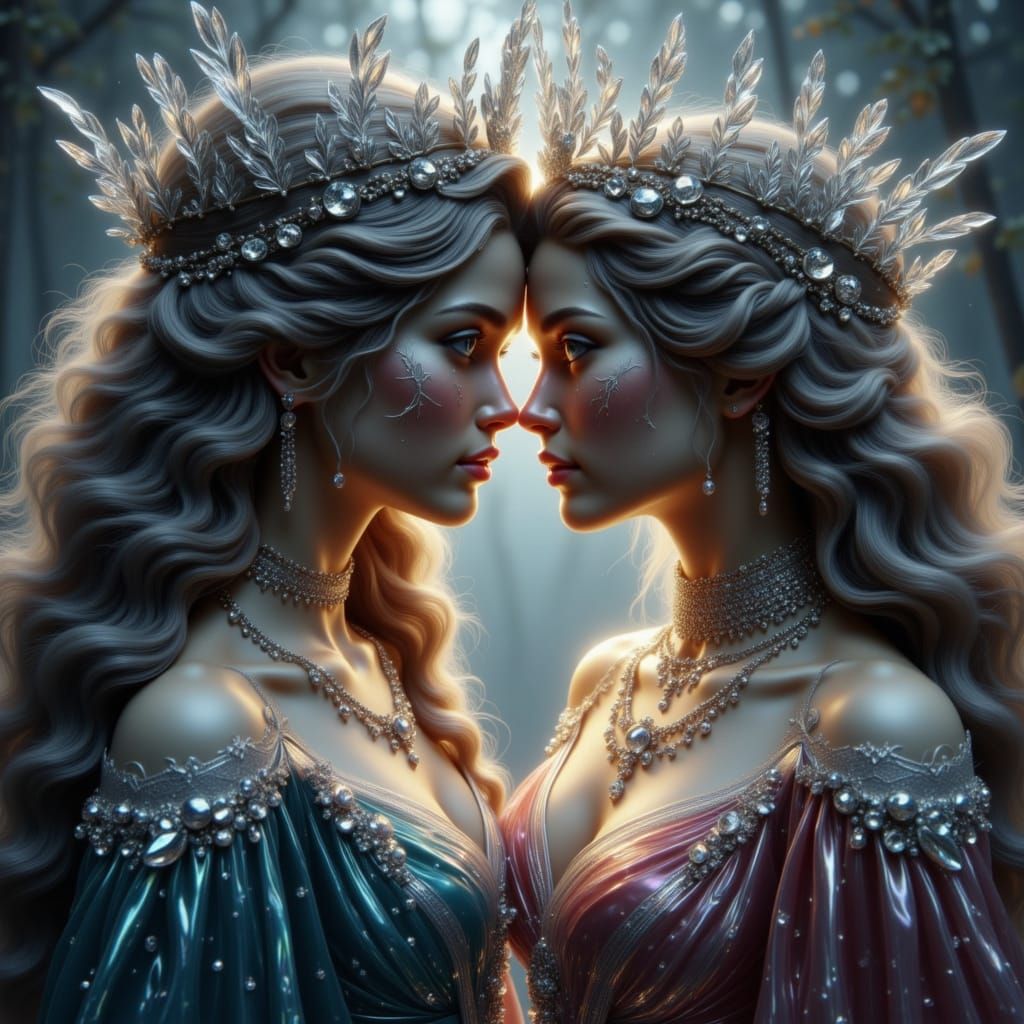 Siberian Princess Sees Tsarina in Ice Reflection