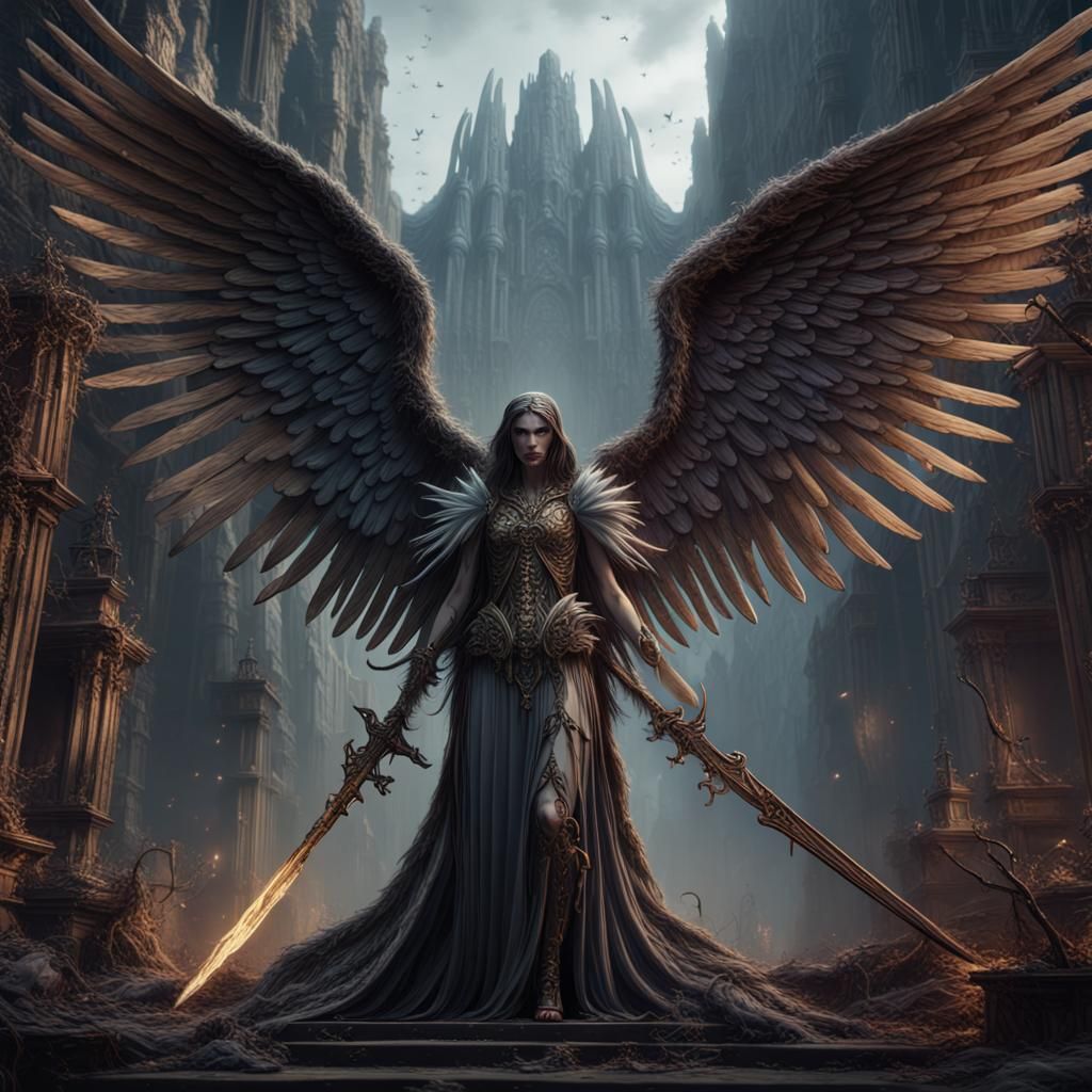 Angel of Death: Detailed Matte Painting