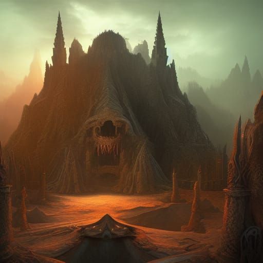 Fantastical Tomb of Nightmares Concept Art