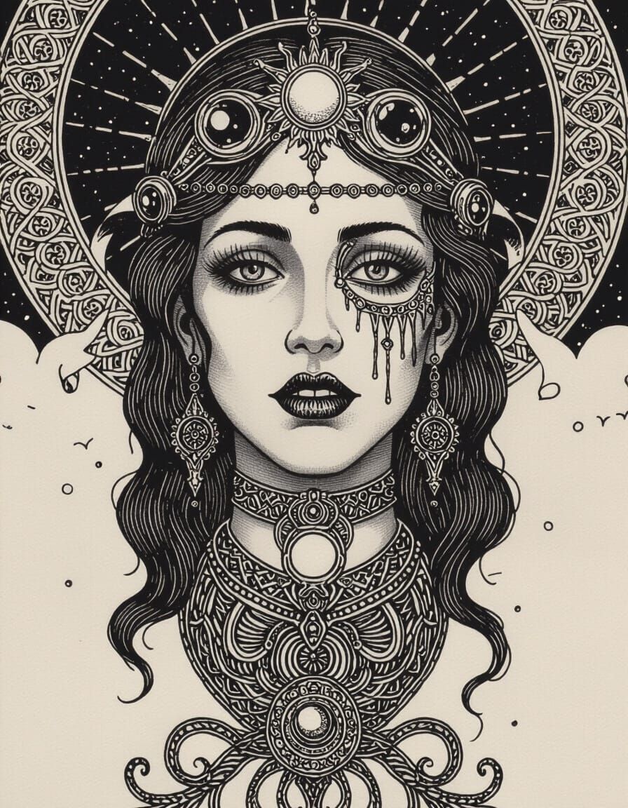 Cosmic Occult Dreamscape: A Melpomene Moon Mooring