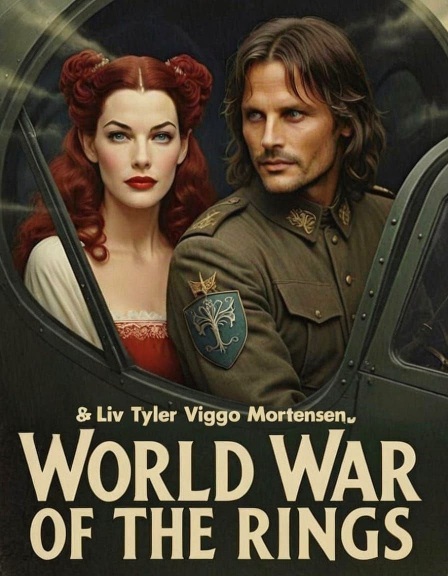 WWII Elf and Aragorn Photoillustration