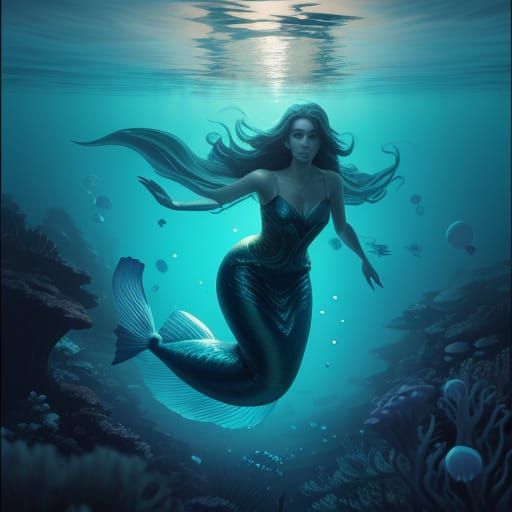 Dreamy Underwater Kingdom in Epic Cinematic Style