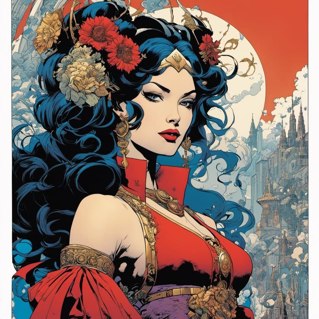 Pagan goddess with hairy armpits