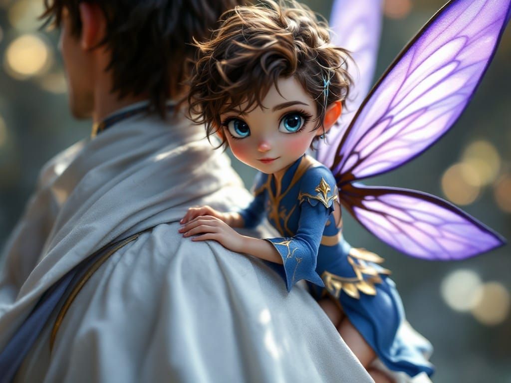 Enchanted Guardian in Anime Style