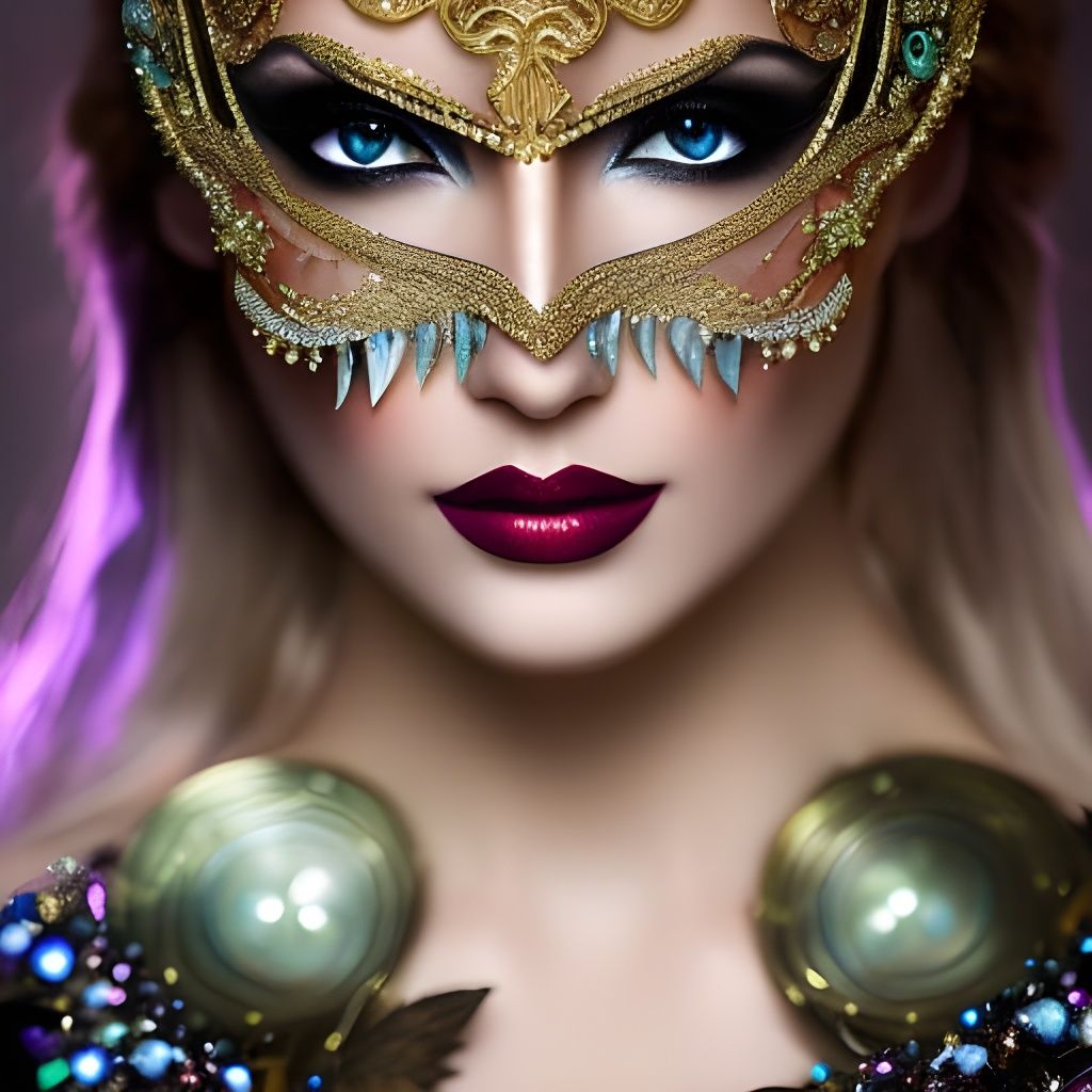 Fairytale Princess at Midnight Masquerade Ball