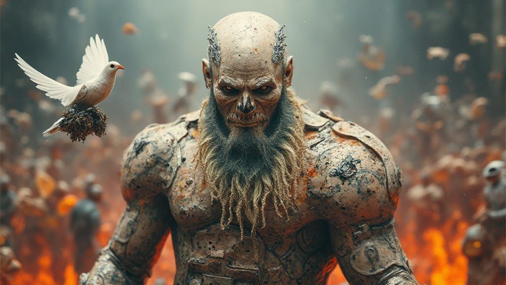 Discordian God of Doomscrolling Overseeing Chaotic Media