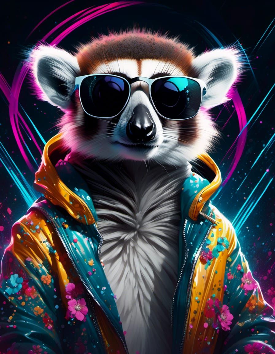 "IT'S JOEY-THE LEMUR! - BESTEST FRIEND TO JO ANNE! (As long as the BROADBAND, SNACK-FOOD and YOUR COUCH is FREE)"