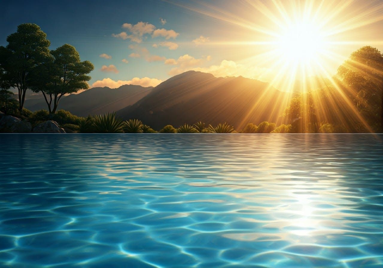 Mystic Pool in Art Deco and Art Nouveau Style