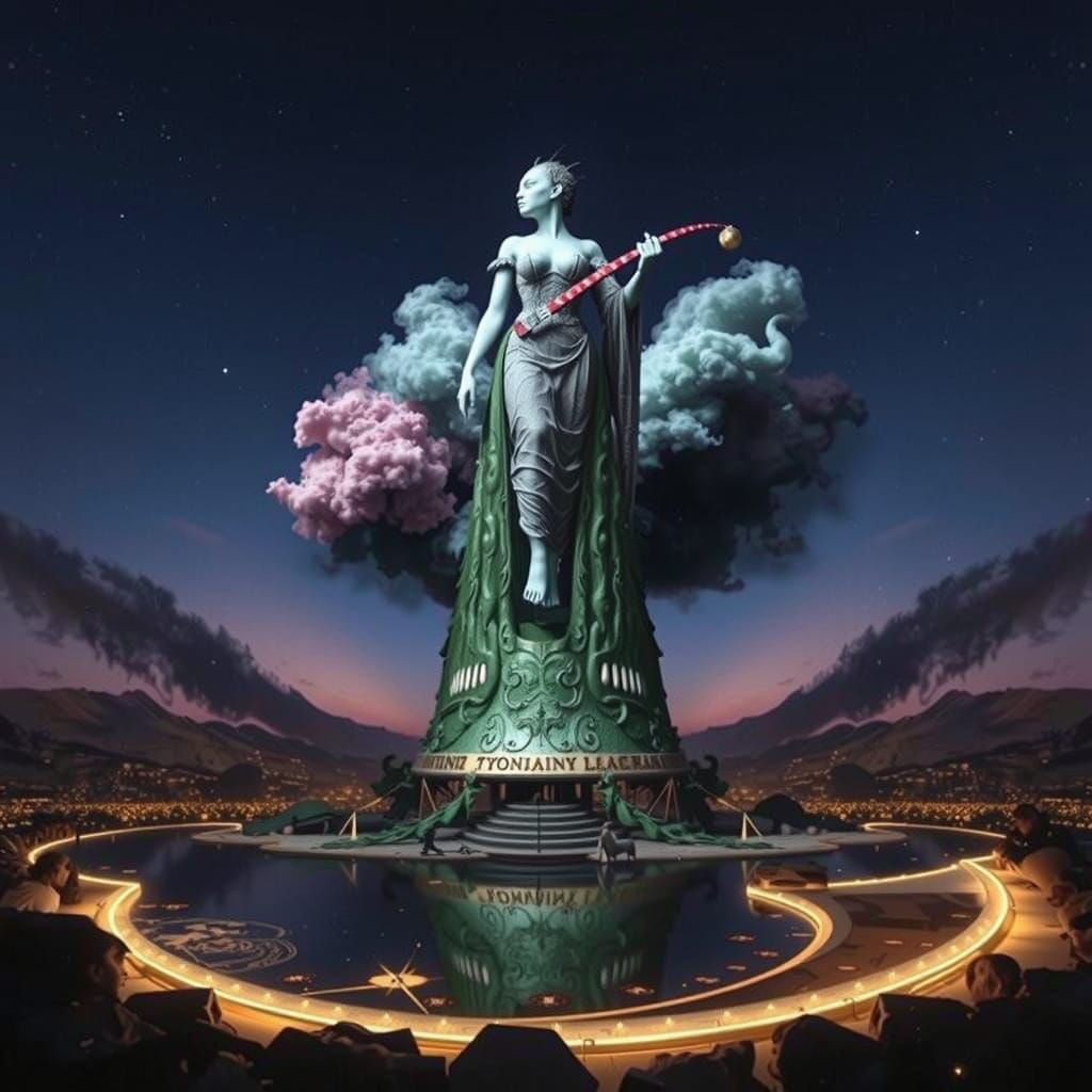 Surreal African Queen in Photorealistic CGI