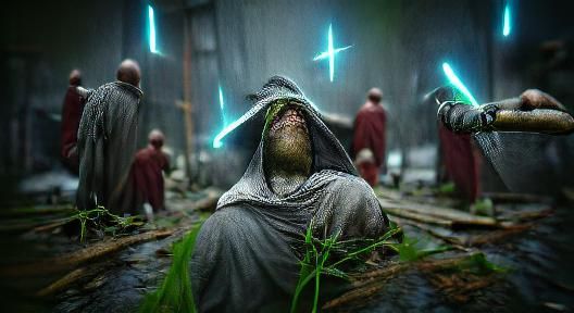 Jedi Knight with Lightsaber