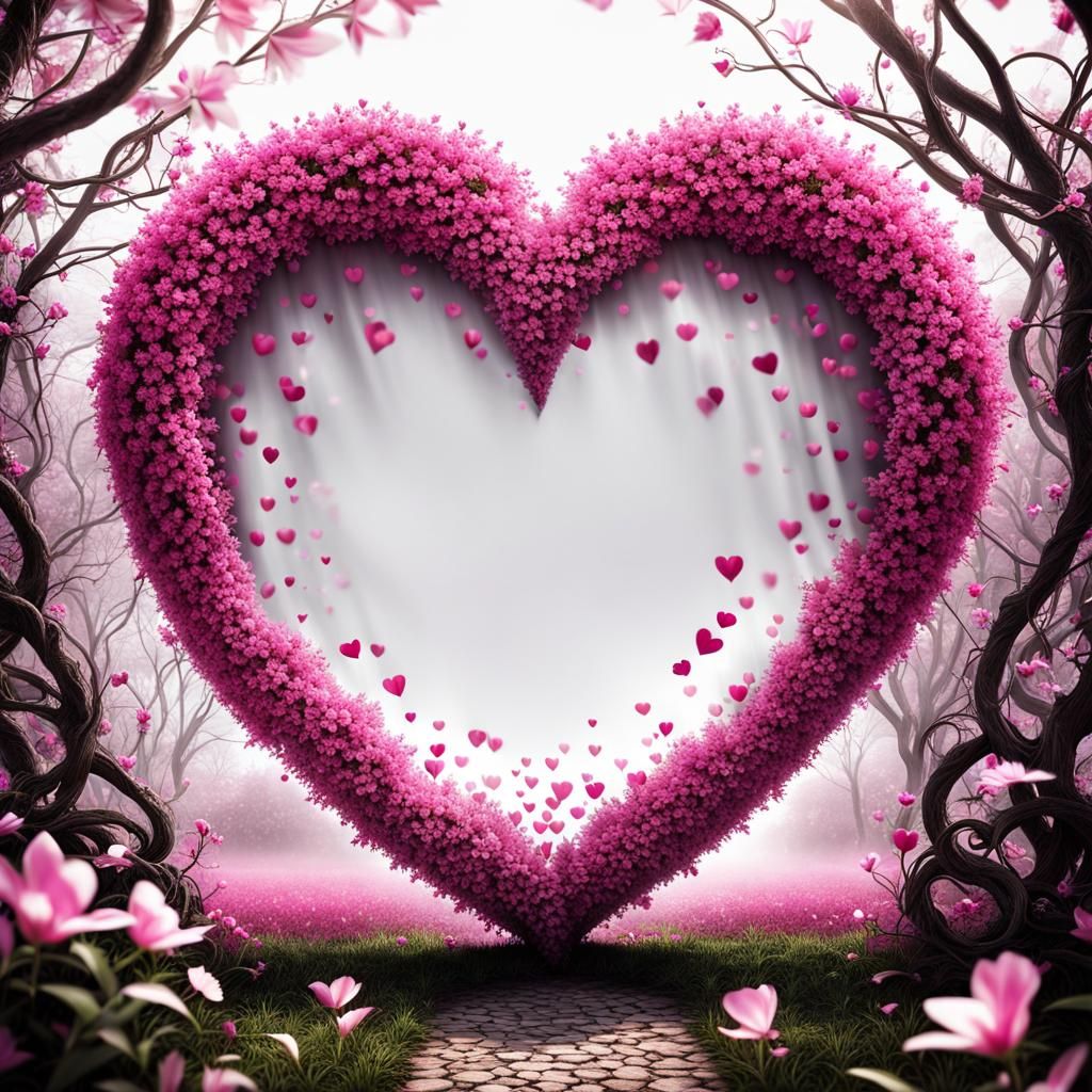 Chaotic Garden, Peaceful Soul: Hyperrealistic Image