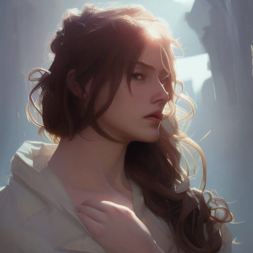 Hyperdetailed Portrait in Dynamic Lighting