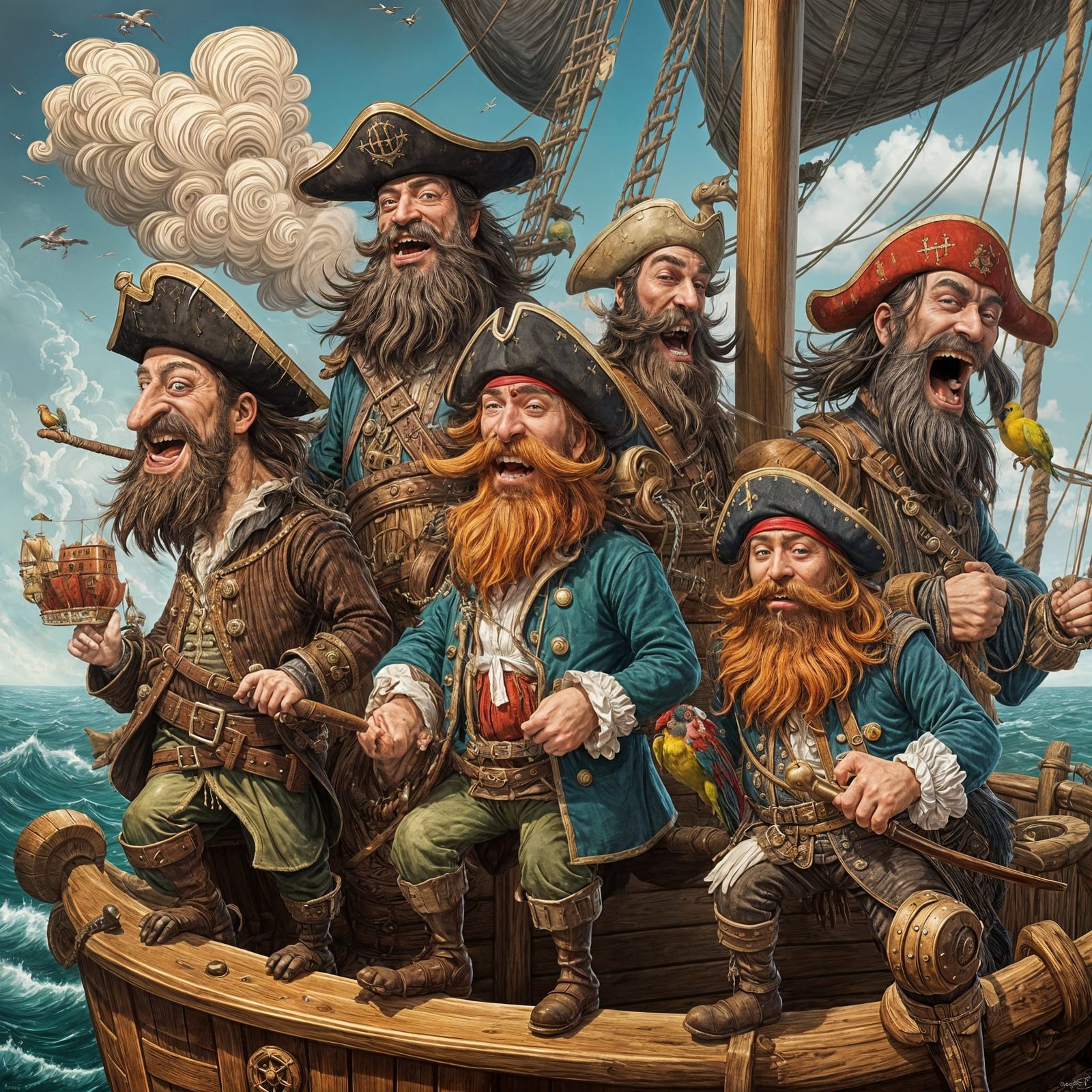 Short John Silver and His Pirate Buddies