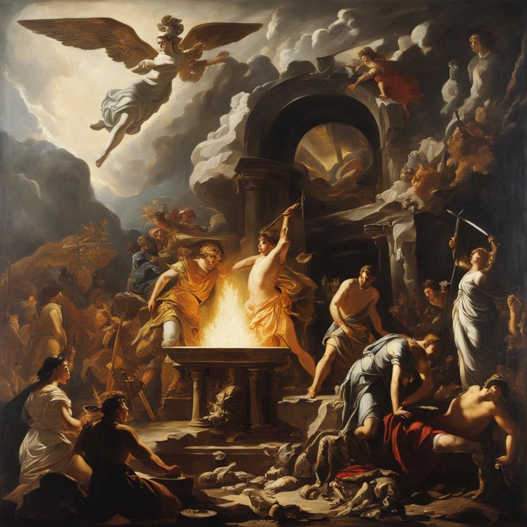 Renaissance Revival: Minerva at Vulcan's Forge