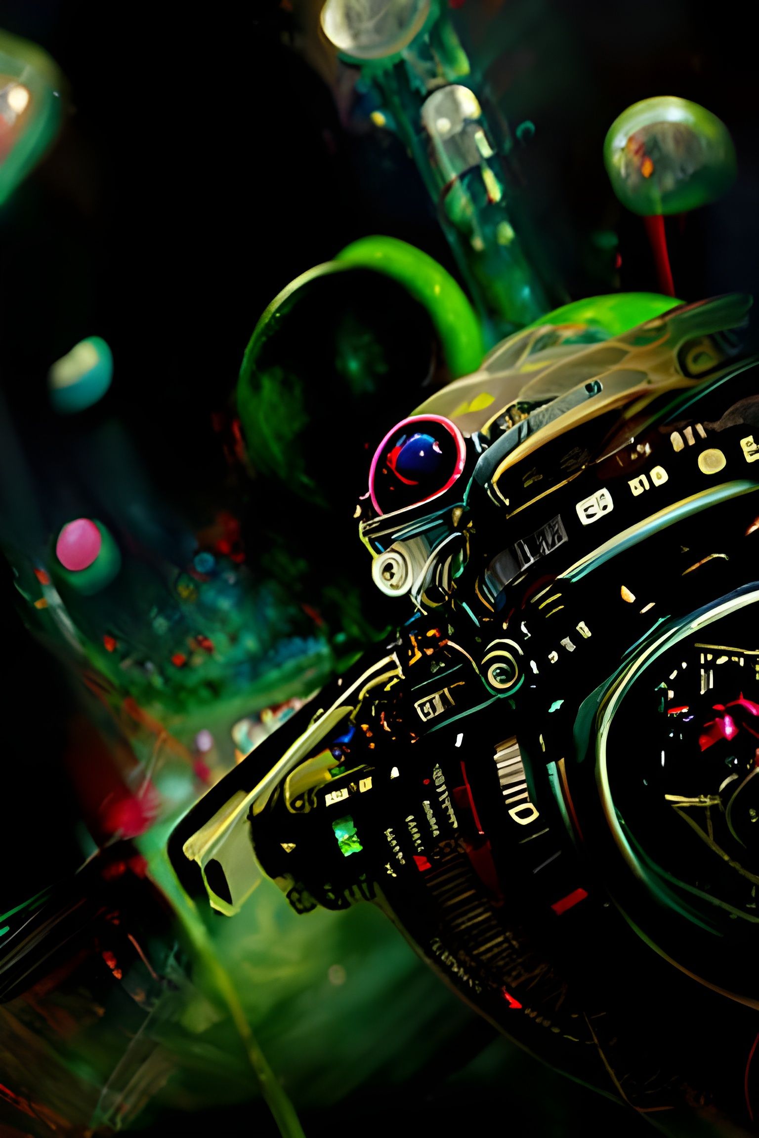 Steampunk Sci-Fi Digital Art in 8K Resolution