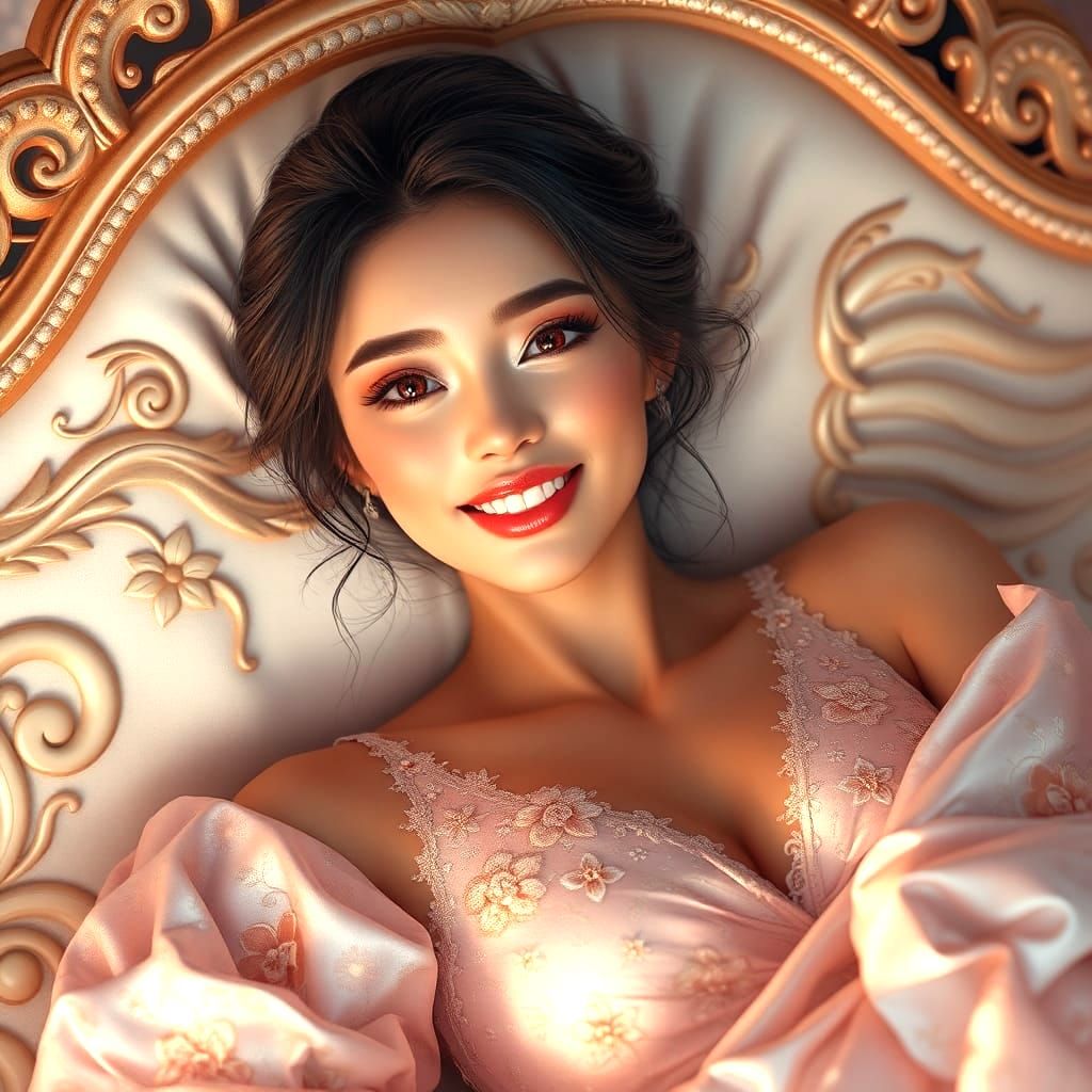 Jasmine Woman: Detailed Matte Painting in 8k