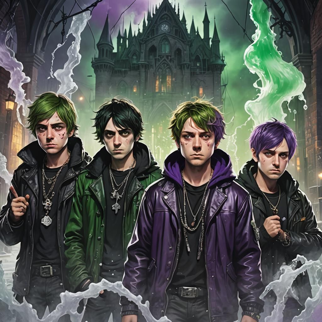 South Park Characters in Gothic Concept Art