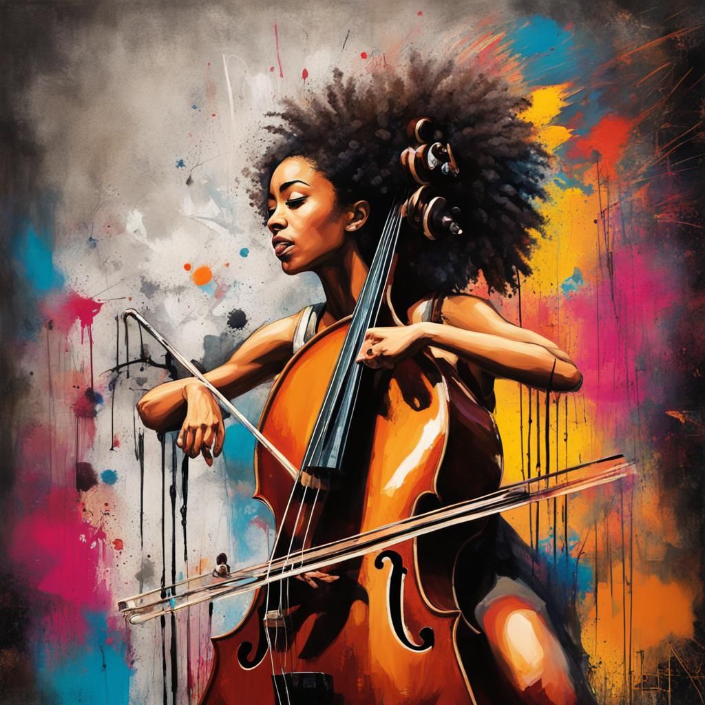 Esperanza Spalding Concert: Graffiti Art in Polychromatic St...