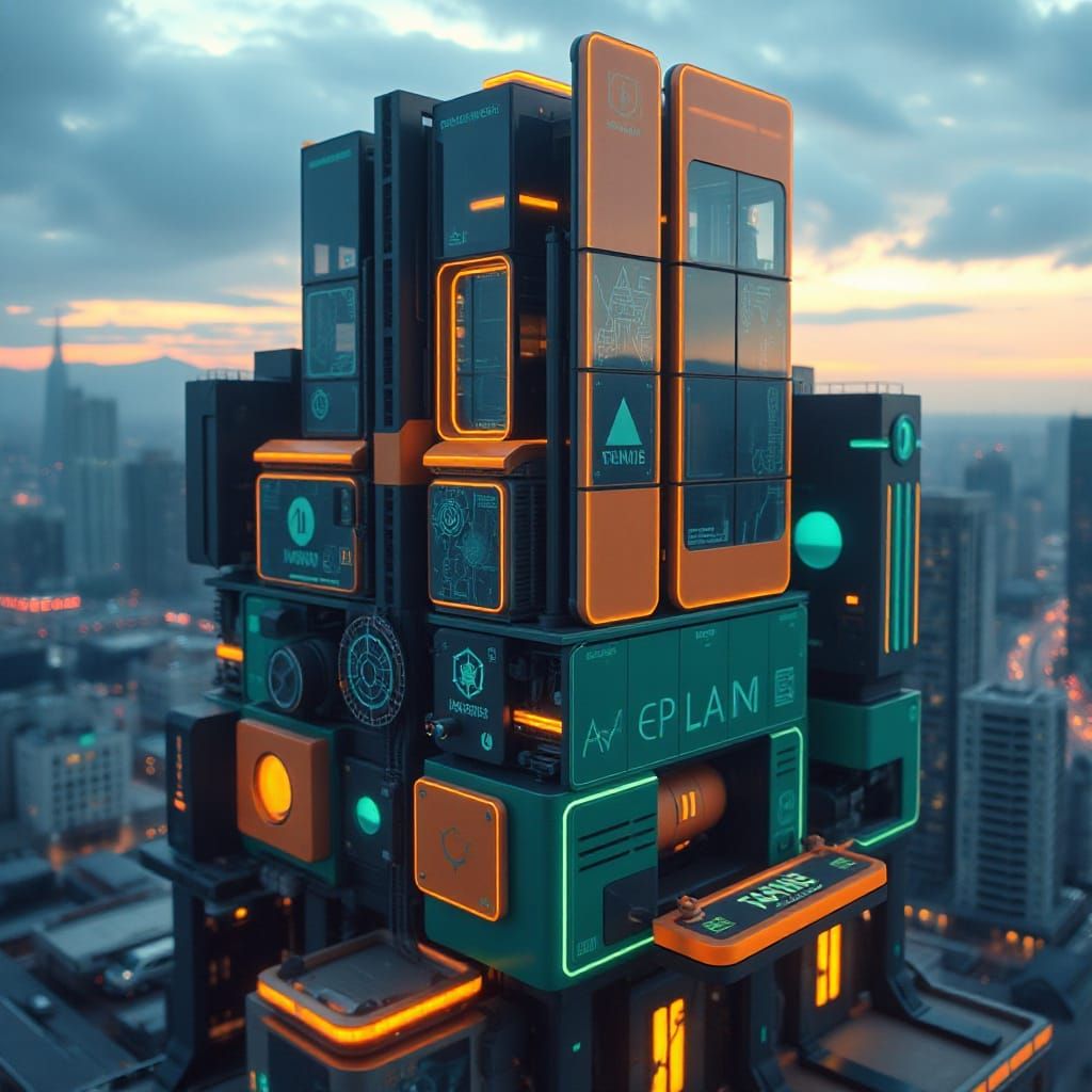 cyber nano tech city