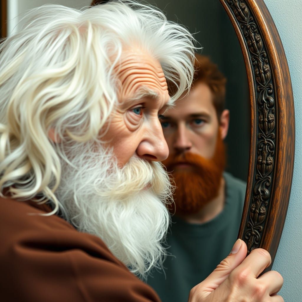 Mysterious Transformation in the Mirror