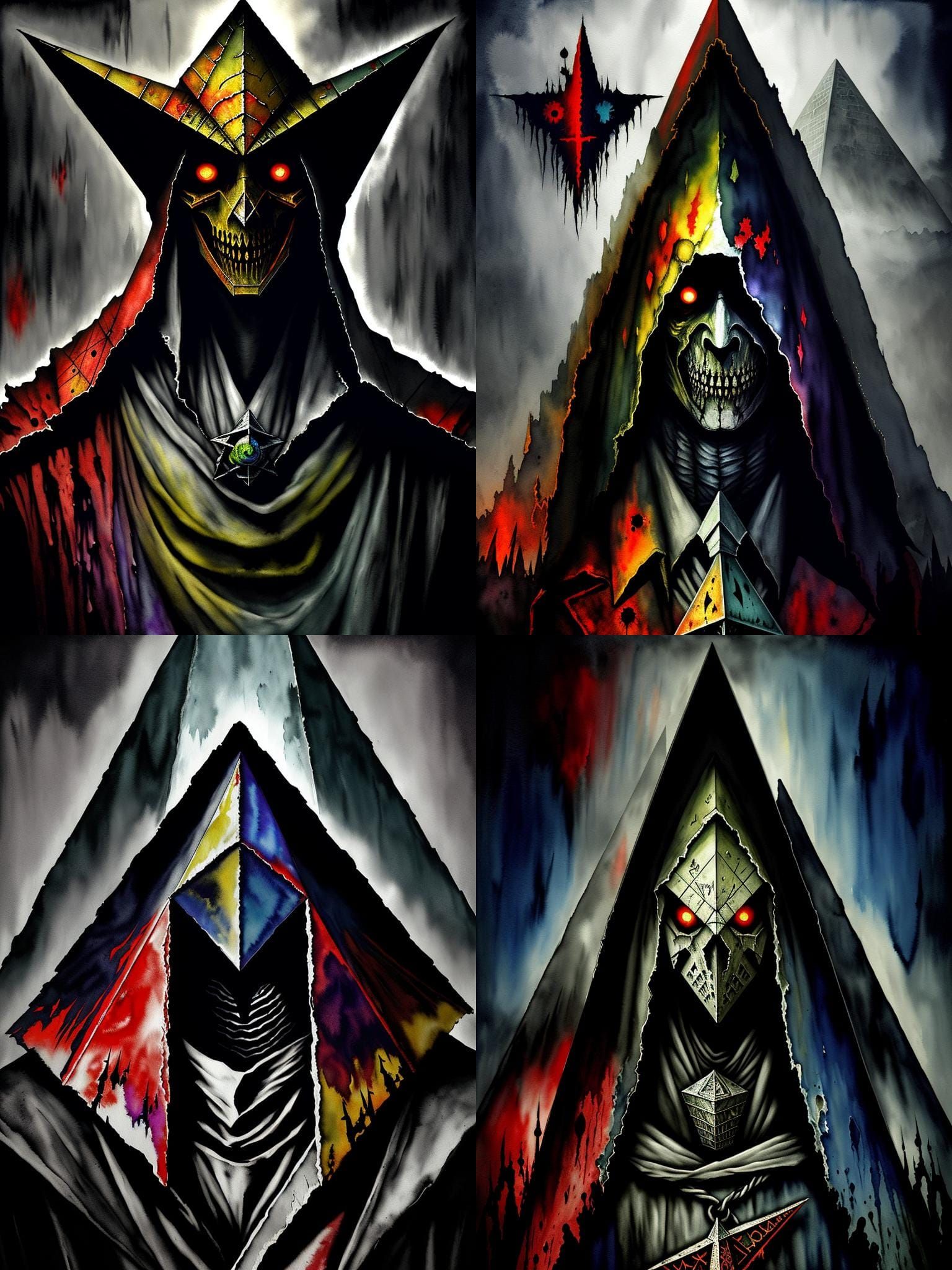 Pyramid Head in Apocalyptic Pyramid City