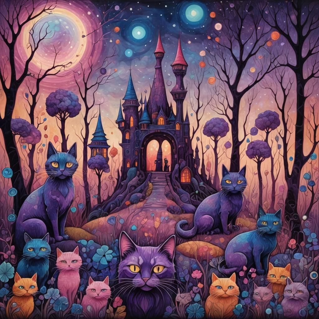 Purple cats