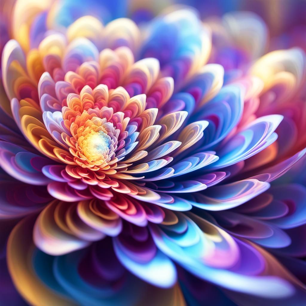 Eternal Bloom: Ethereal Digital Art Masterpiece