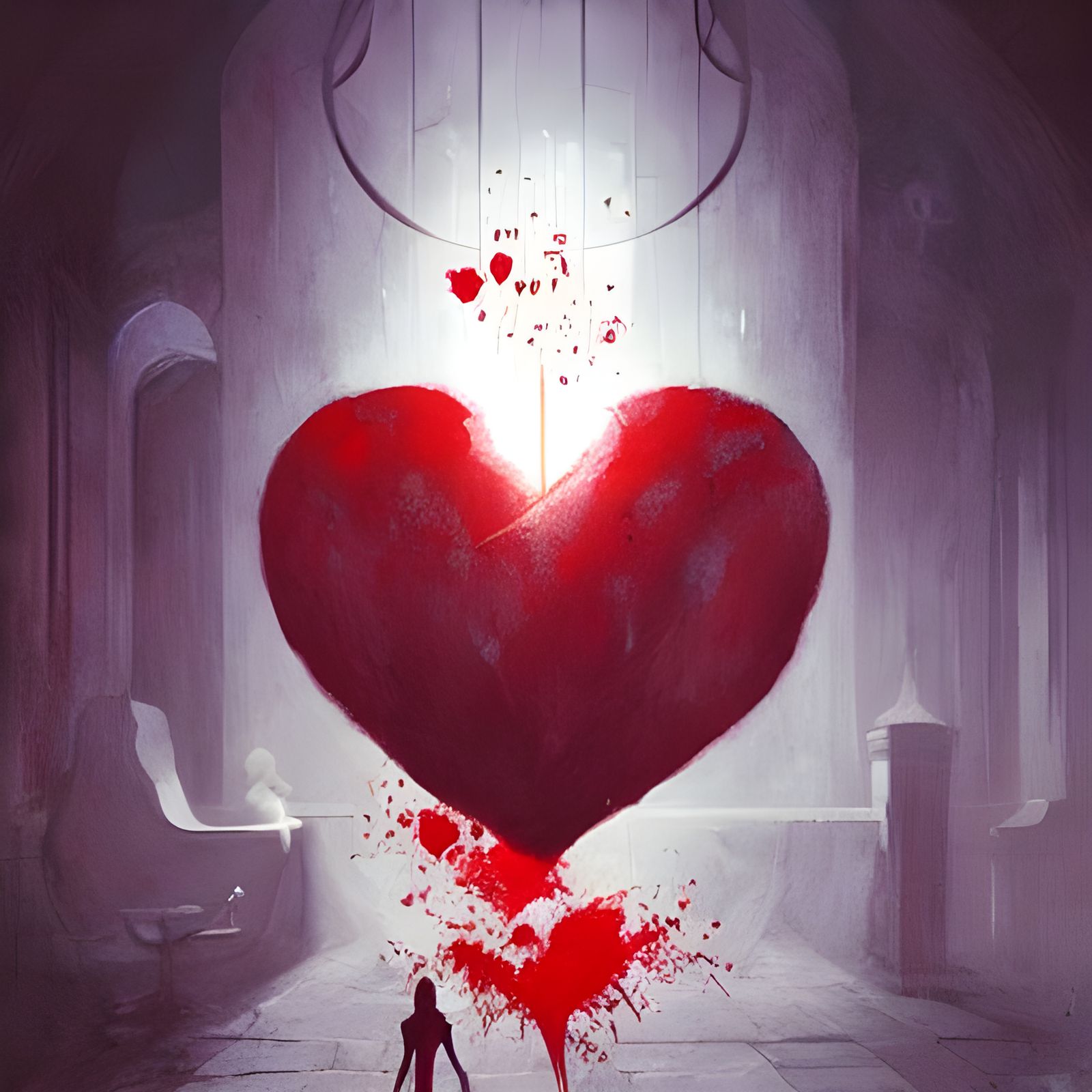 Sinister Heart Collector in Fantasy Art Style