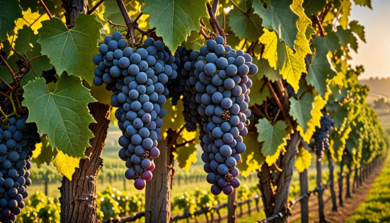 Vineyard at Golden Hour