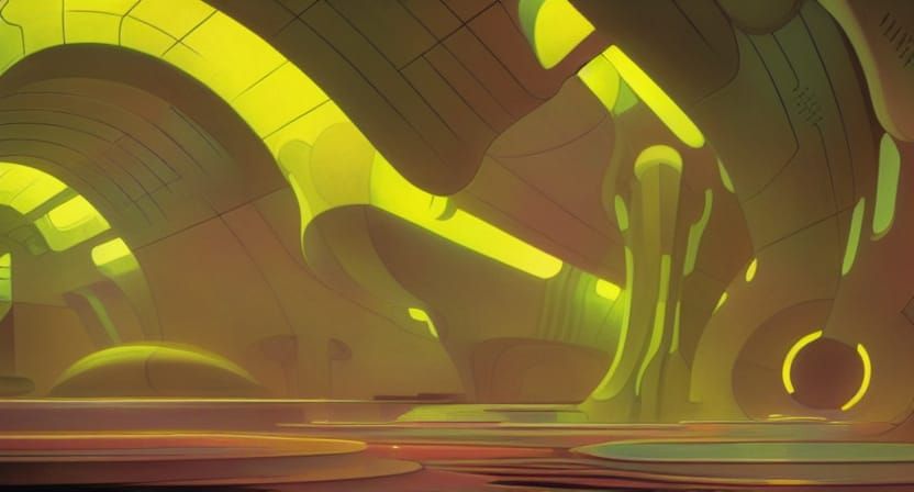 Futuristic Underground City Inspired by Visionary Architects