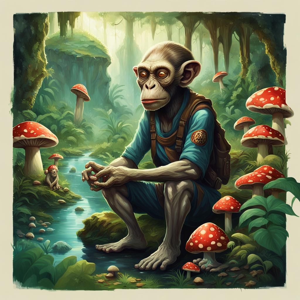 Alien's First Psychedelic Experience on Earth