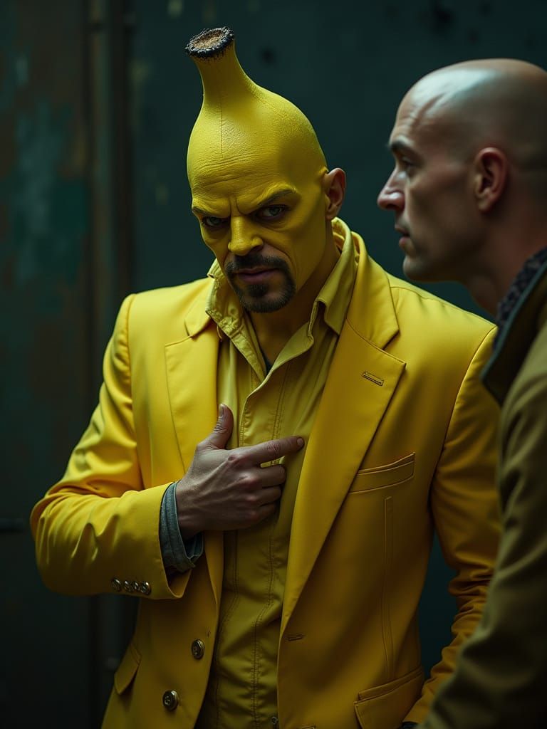 Banana Man Outsmarts Lex Luthor in Cinematic Scene