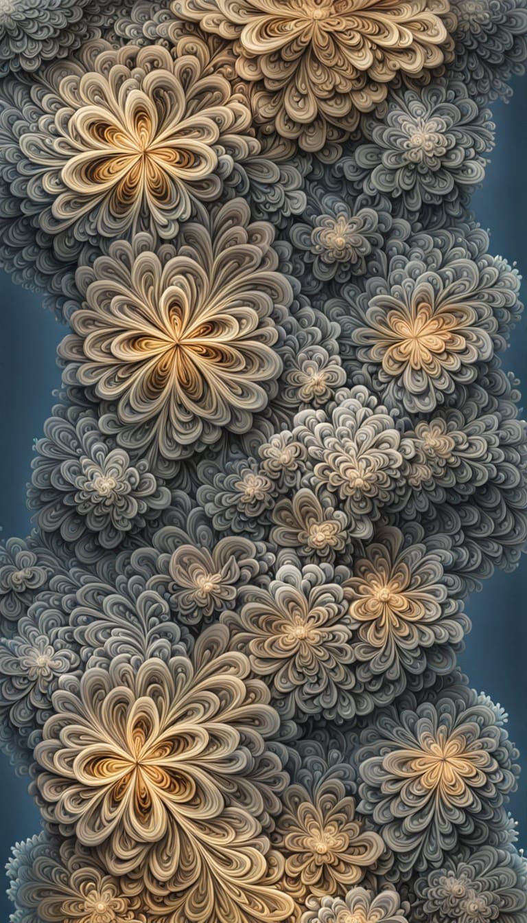 Elegant Fractal Patterns in Deep Sea Vent