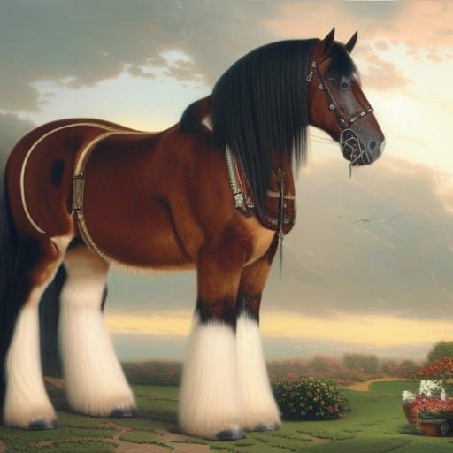 Clydesdale Draft Horse