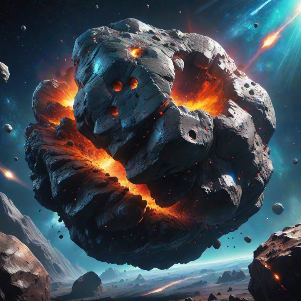 Giant Asteroid Lost in Deep Space