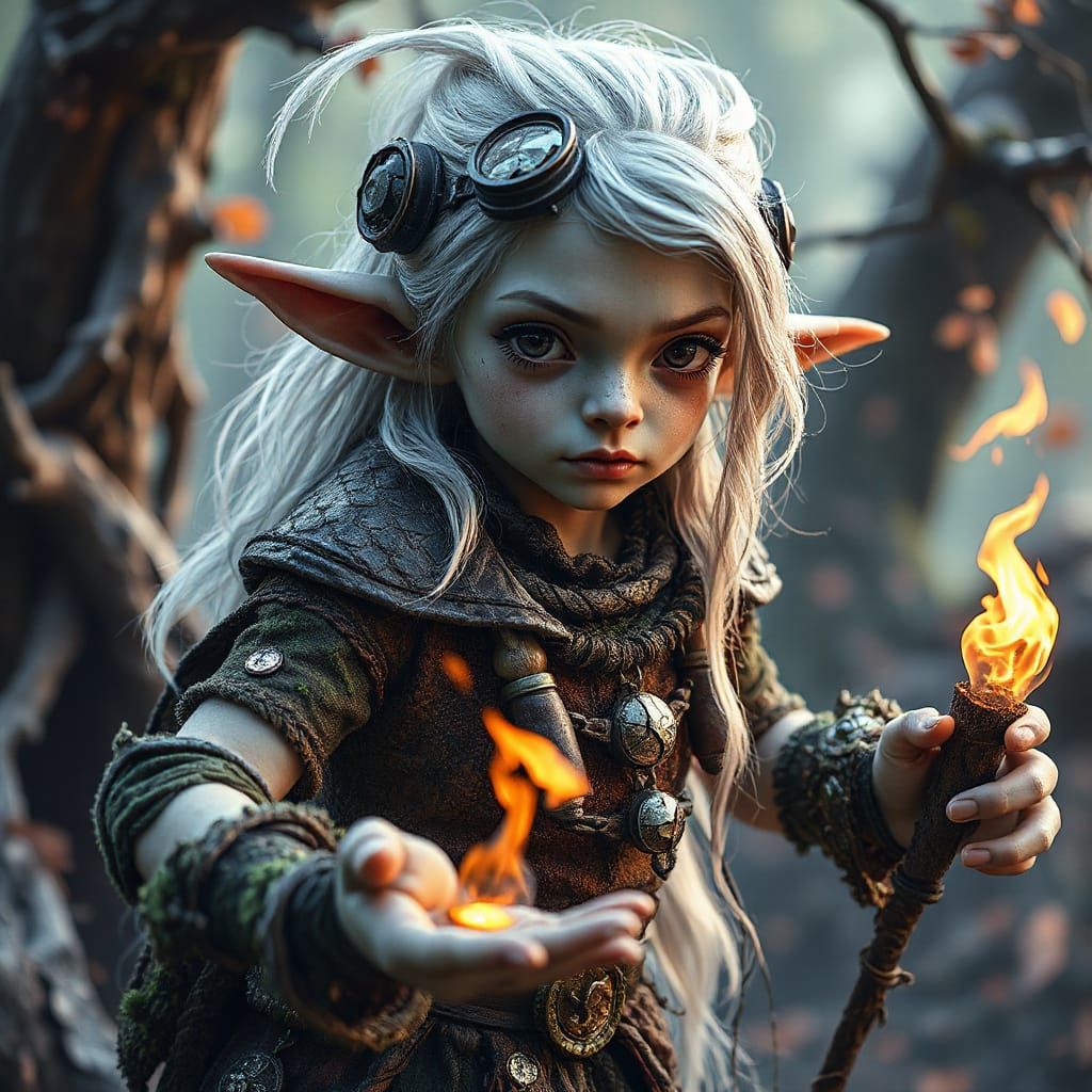 Young steam. Elf