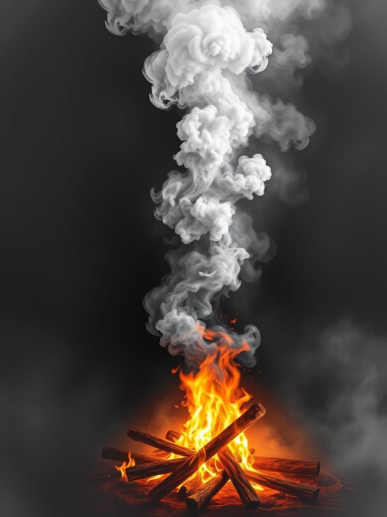 Shamanic Smoke Rising into the Ethereal