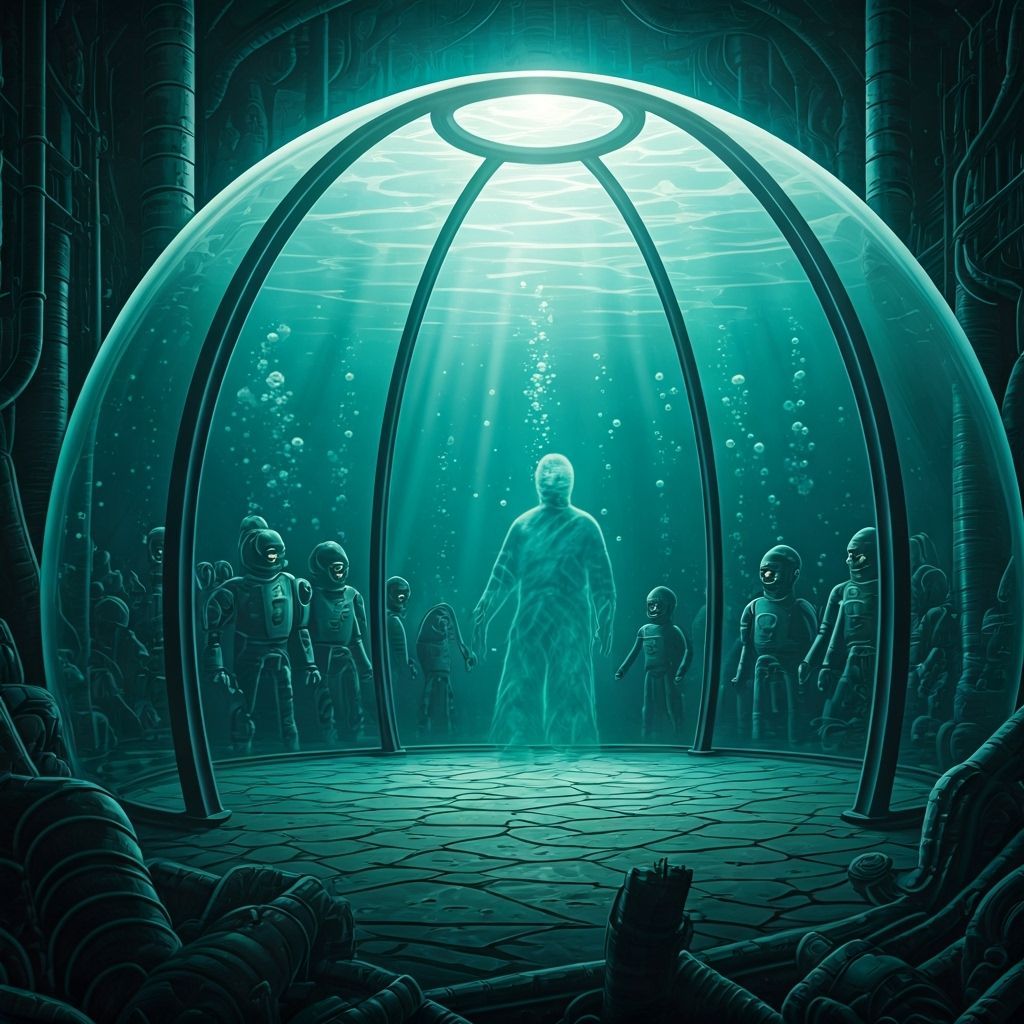 Underwater Dome Base for Invisible Man's Robot Army