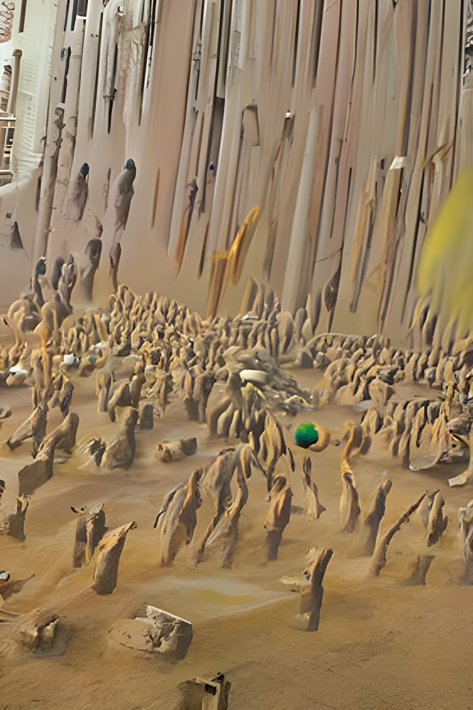 Barren Alien Wasteland Planet Landscape