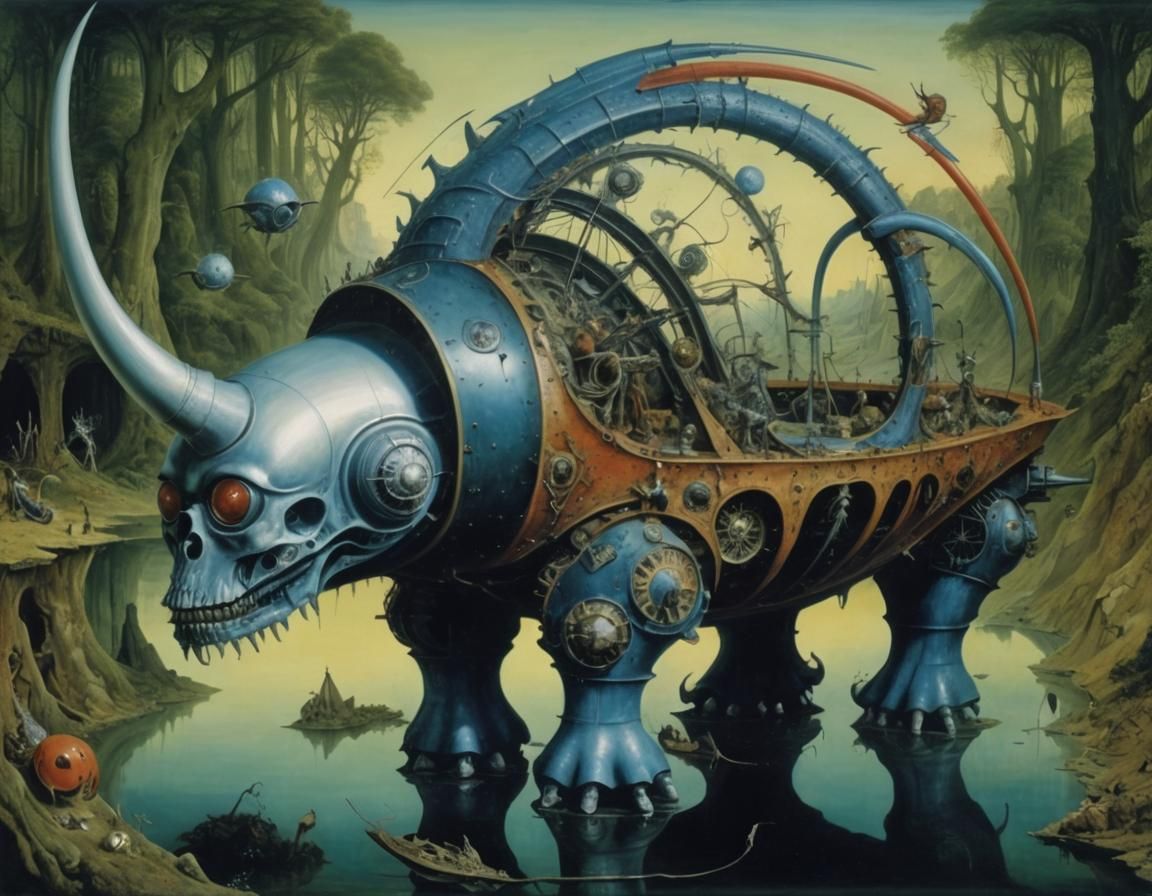 Surreal Landscape Inspired by Masters of Surrealism