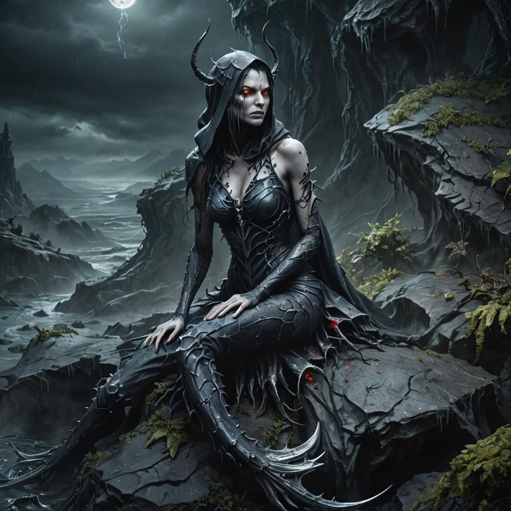 Magical Scorpio Arachnid Emerges From Dark Mists