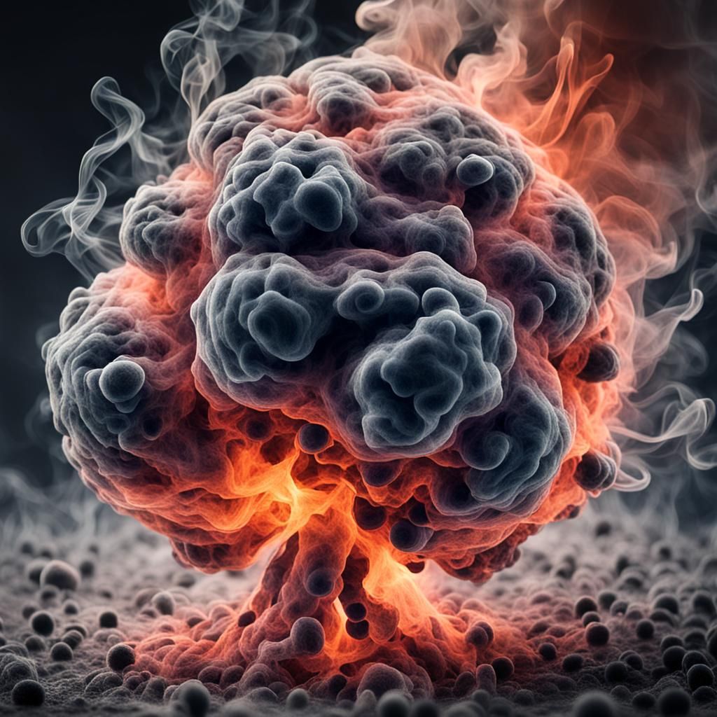 Cancer Cell: A Visualization in Smoke