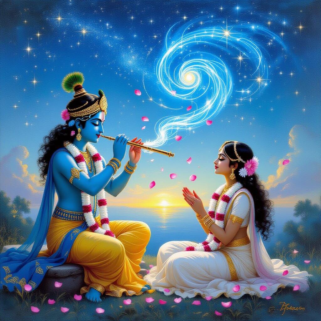 Krishna's Flute Music Creates Divine Energy in Gokul