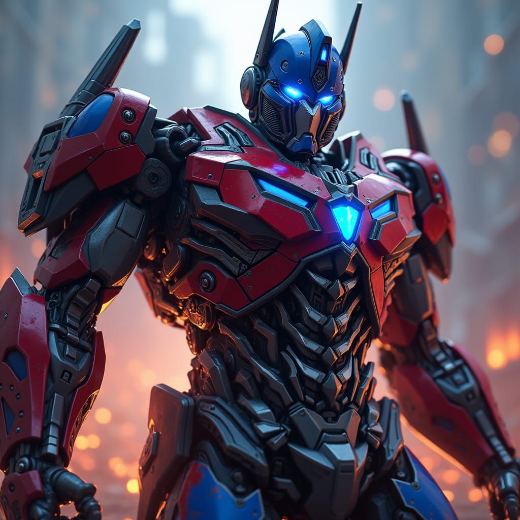 Optimus Prime: Epic Cinematic Digital Matte Painting